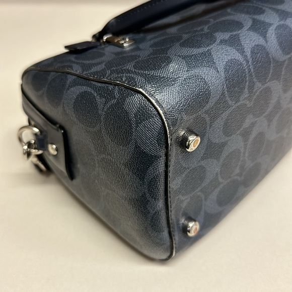 SOLD🔥🔥🔥Coach Rowan Satchel In Signature Canvas Crossbody Bag - Picture 9 of 16